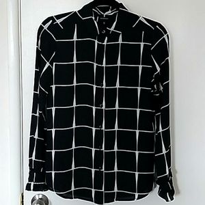 Modern semi-sheer dress shirt by Who What Wear